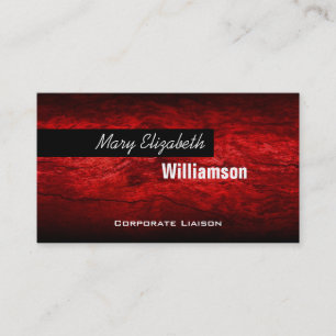 Red Modern Beruflich Business Cards Visitenkarte