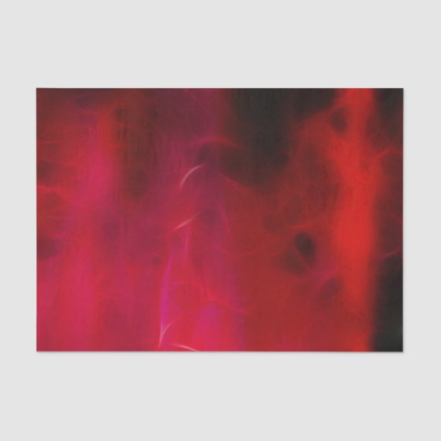 Red Modern Design Seidenpapier (Vorderseite)