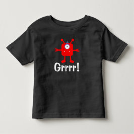 Red Monster - Kleinkind Fine Jersey T - Shirt