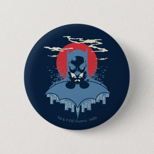 Red Moon Batman mit Logo Button