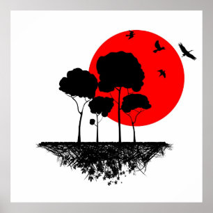 Red Moon Poster