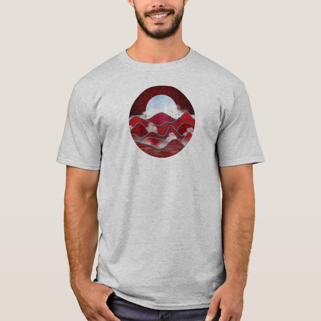 Red Moonrise T-Shirt (Vorderseite)
