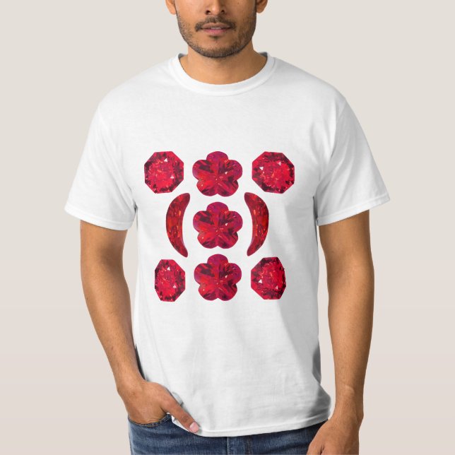 Red Motif T-Shirt (Vorderseite)