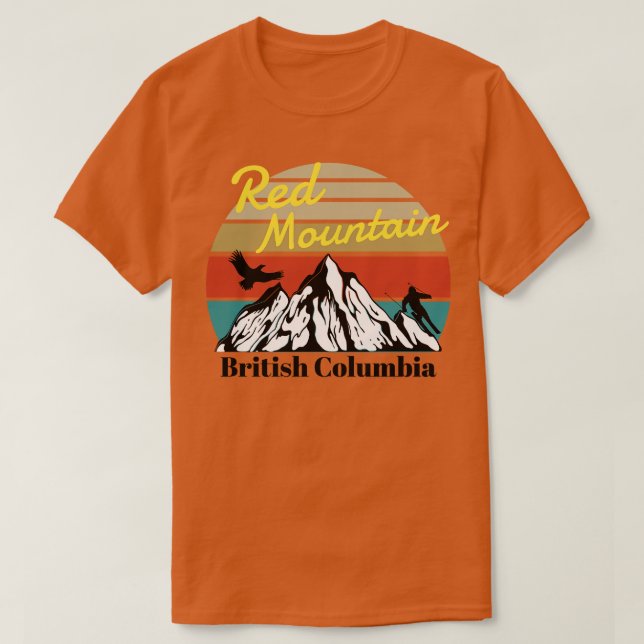 Red Mountain Ski British Columbia T-Shirt (Design vorne)