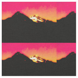 Red Mountain Sunset Stoff