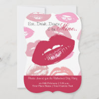 Red Mouths Pattern Personalisiert
