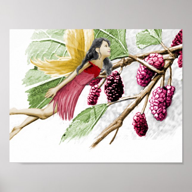 Red Mulberry Tree Fairy Poster (Vorne)
