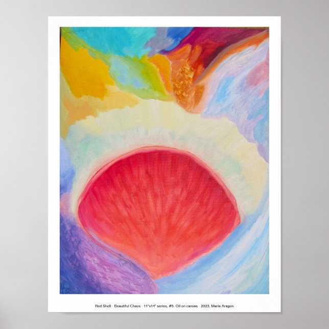 Red Muschel - Beautiful Chaos, 11" x 14" Serie, #5 Poster (Vorne)