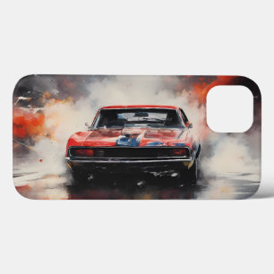 Red Muscle Car Kopf auf Case-Mate iPhone Hülle