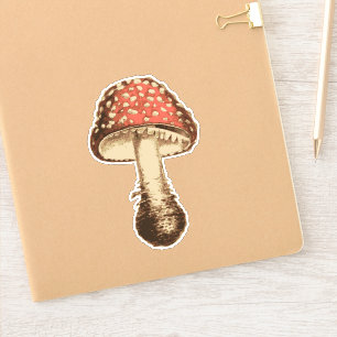 Red Mushroom Aufkleber
