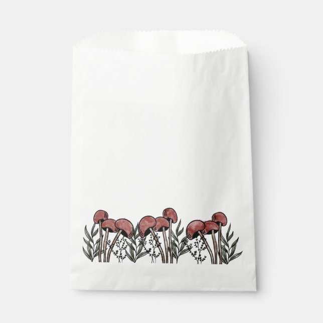 Red Mushroom Caps Geschenktütchen (Vorderseite)