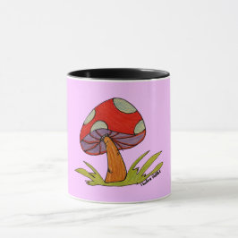 Red Mushroom Coffee Mug Tasse