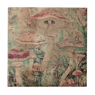 Red Mushroom Fliese