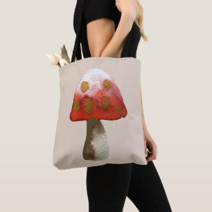 Red Mushroom Toadstool Magie Tasche