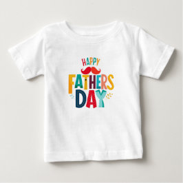 Red Mustache Baby T-shirt