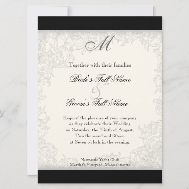 Red n White Striped Tulip - Einladung zur Hochzeit (Vorderseite)