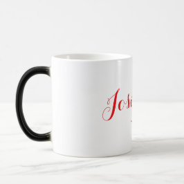 Red Name Josephine Morphing Mug Verwandlungstasse