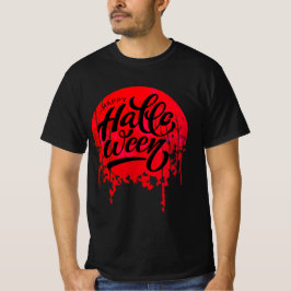 Red Night Happy Halloween T-Shirt