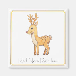 Red Nose Reindeer  Magnet