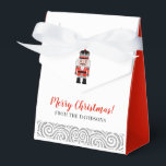 Red Nutcracker Weihnachtsfeiertag Geschenkschachtel<br><div class="desc">Eine niedliche Weihnachts-Gastgeschenk-Box. Und passen Sie es mit Ihrem Urlaub Gruß und Namen an. Entworfen für Sie von BlackBerry Boulevard.</div>