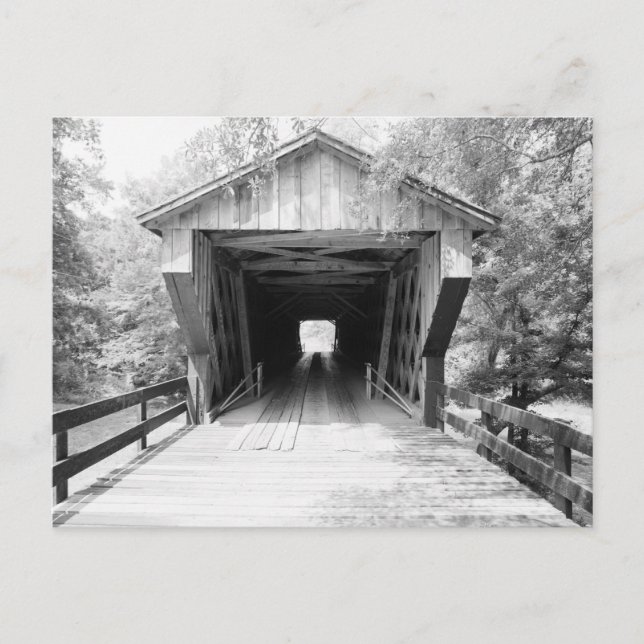 Red Oak Creek Bridge Postkarte (Vorderseite)