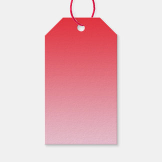 Red Ombre Geschenkanhänger