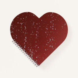 Red Ombre w Grey Specks Notebook – Stylish Journal Notizbuch
