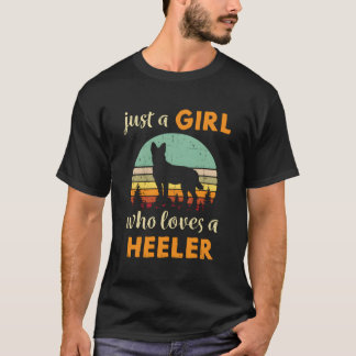 Red or Blue Heeler Australian Cattle Hund Lover Cu T-Shirt