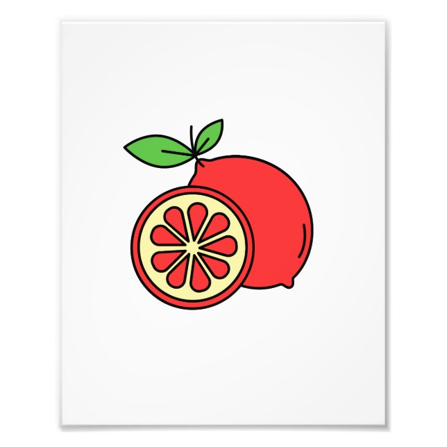 Red Orange Fotodruck (Vorne)