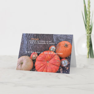 RED ORANGE Grußkarte Dankeskarte