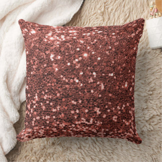 Red Orange Imitate Sequin Glitzer Throw Kissen