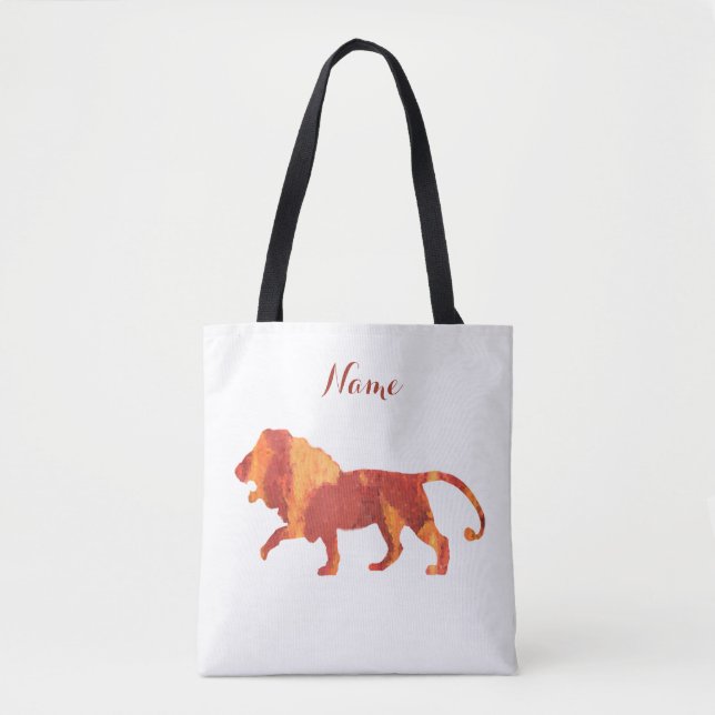 Red Orange Lion Art Tasche (Vorderseite)