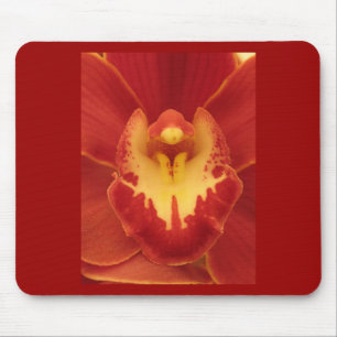 Red Orchid Mousepad