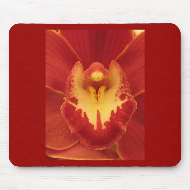 Red Orchid Mousepad (Vorne)