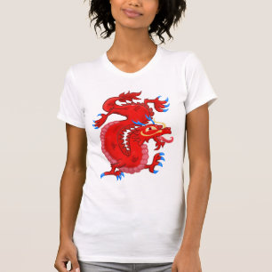 Red Oriental Dragon T-Shirt