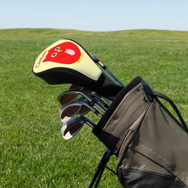 Red Owl Design Golf Headcover (In SItu)