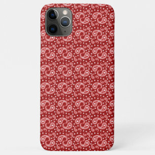 Red Paisley iPhone 11 Pro Max Hülle