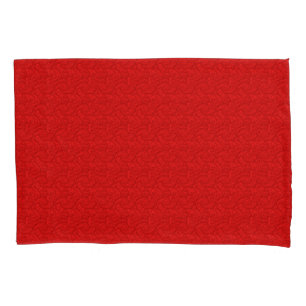 Red Paisley Kissenbezug