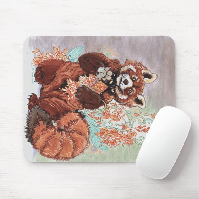 Red Panada Cimetta Mousepad (Mit Mouse)