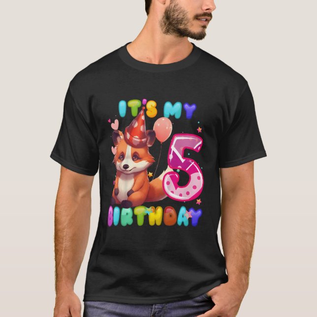 Red Panda 5th I bin 5 T-Shirt (Vorderseite)