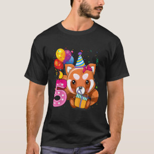 Red Panda 5th I m 5 Py T-Shirt