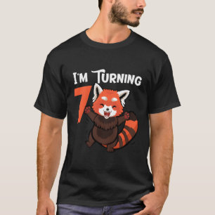 Red Panda 7 Ich wende 7 T-Shirt