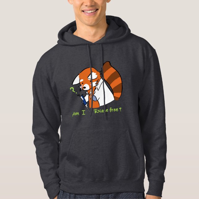 Red Panda-Am ich RNase Free? Hoodie (Vorderseite)