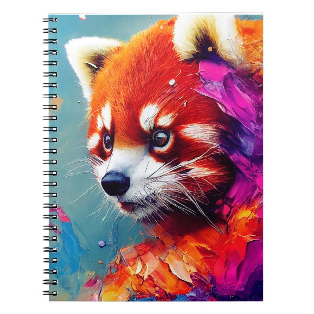Red Panda Animal Discovery Adventure Nature Notizblock (Vorderseite)