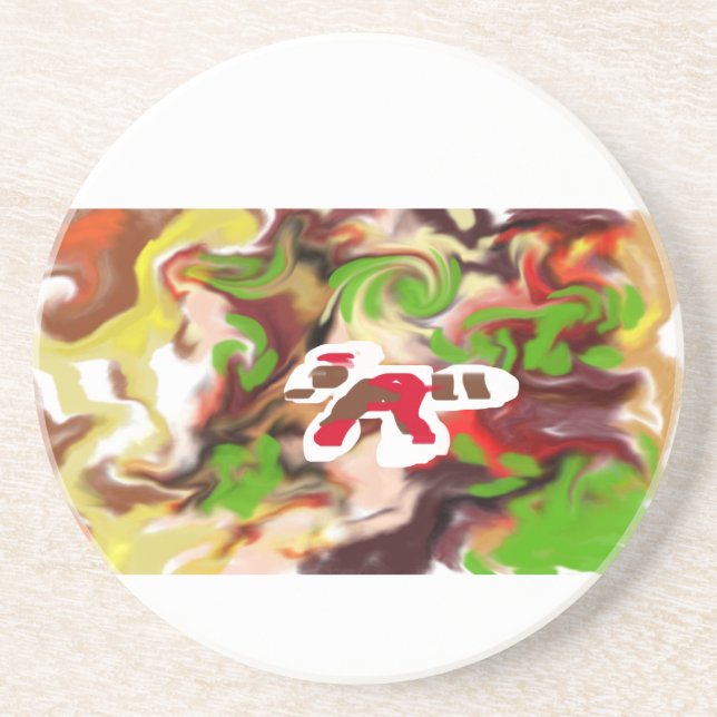 Red Panda  are cool  Getränkeuntersetzer (Vorne)