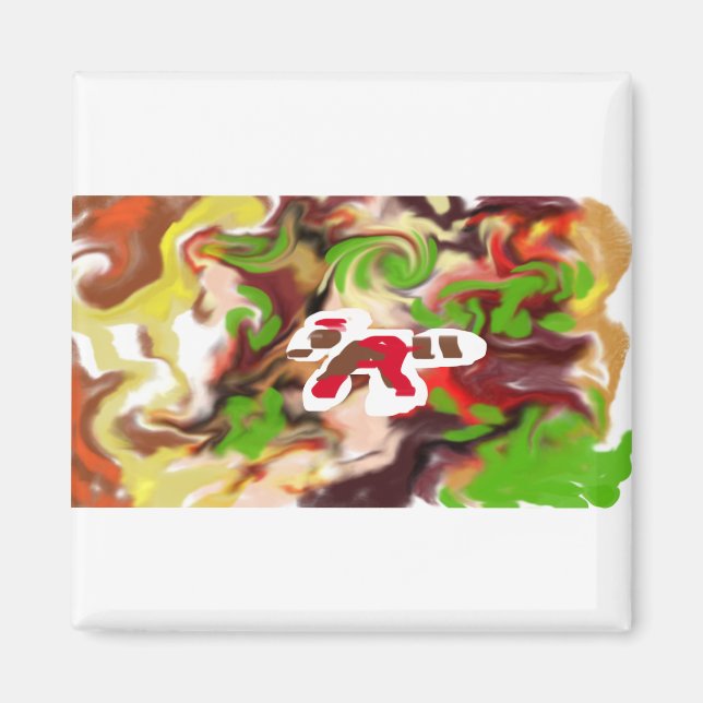 Red Panda  are cool  Magnet (Vorne)