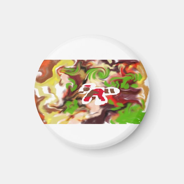 Red Panda  are cool  Magnet (Vorne)