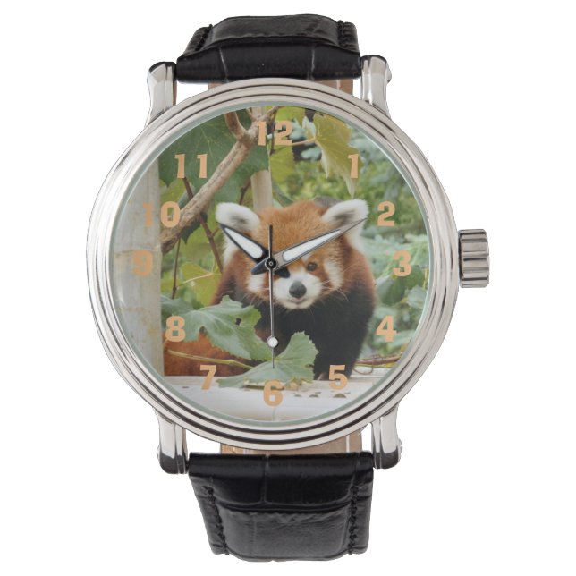Red Panda Armbanduhr (Vorderseite)