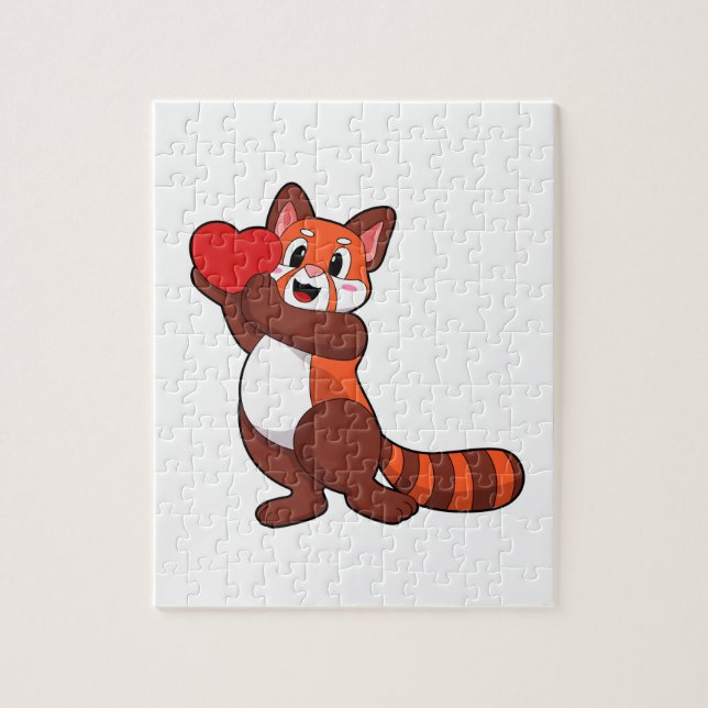 Red panda at Love with Heart.PNG (Vertikal)