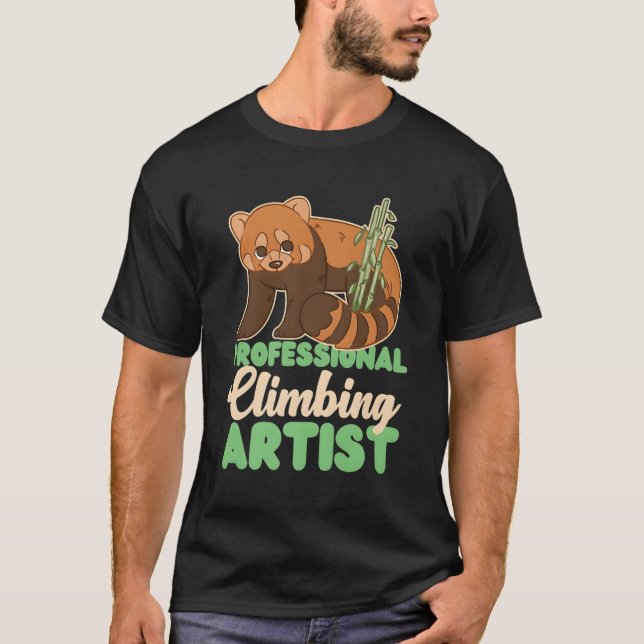 Red Panda Beruflich Climbing T-Shirt (Vorderseite)